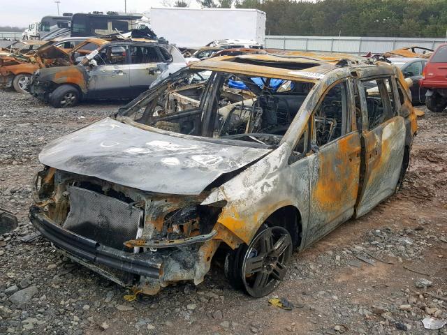 5FNRL5H90BB104782 - 2011 HONDA ODYSSEY TO BURN photo 2