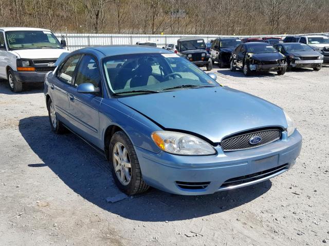 1FAFP56U86A253413 - 2006 FORD TAURUS SEL BLUE photo 1