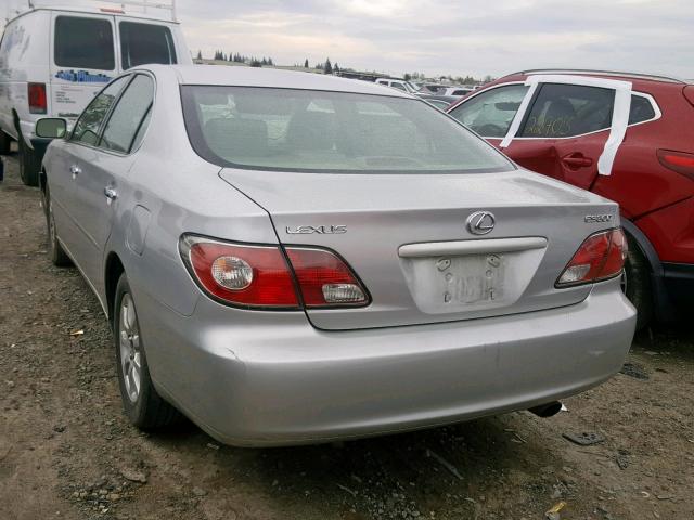 JTHBF30G125031977 - 2002 LEXUS ES 300 SILVER photo 3