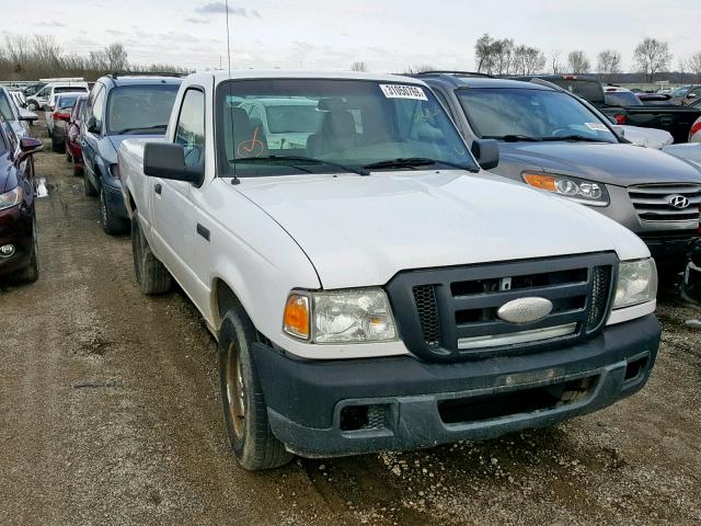 1FTYR10D87PA00797 - 2007 FORD RANGER WHITE photo 1