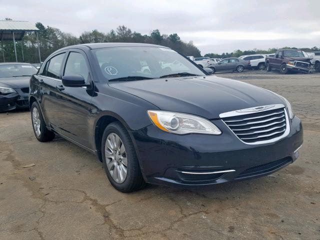 1C3CCBAB6DN735689 - 2013 CHRYSLER 200 LX BLACK photo 1