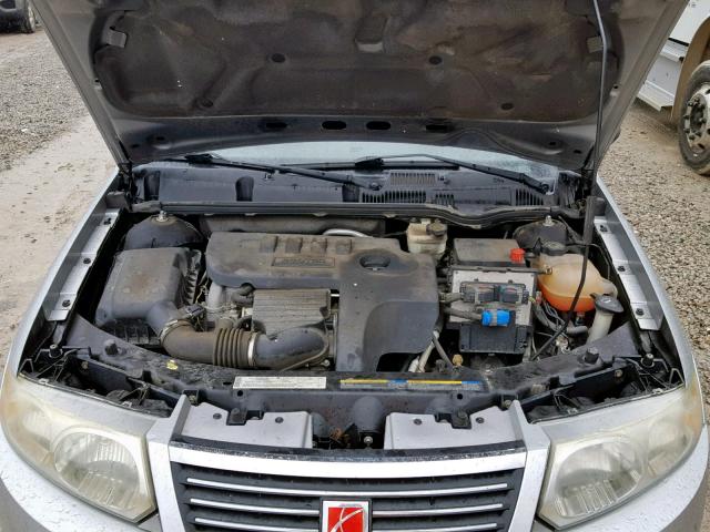 1G8AG52F65Z154188 - 2005 SATURN ION LEVEL SILVER photo 7
