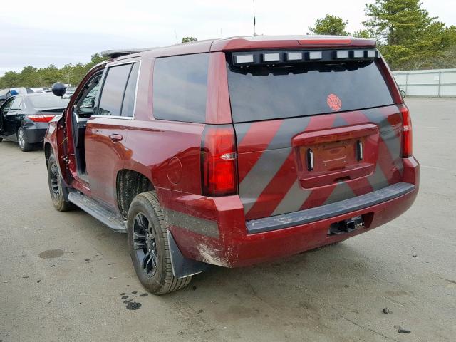 1GNSKFEC8HR354226 - 2017 CHEVROLET TAHOE SPEC RED photo 3