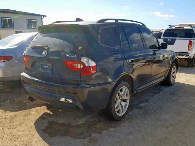 WBXPA93456WD33983 - 2006 BMW X3 3.0I BLACK photo 4