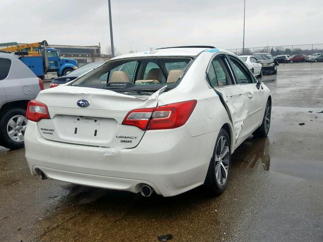 4S3BNEN62G3027178 - 2016 SUBARU LEGACY 3.6 WHITE photo 4