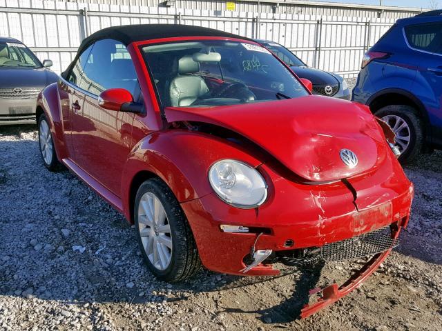 3VWRF31Y19M407960 - 2009 VOLKSWAGEN NEW BEETLE წითელი ფოტო 1
