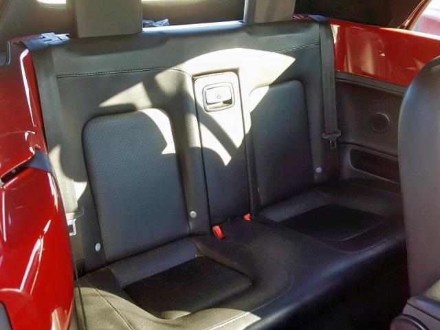 3VWRF31Y19M407960 - 2009 VOLKSWAGEN NEW BEETLE წითელი ფოტო 6
