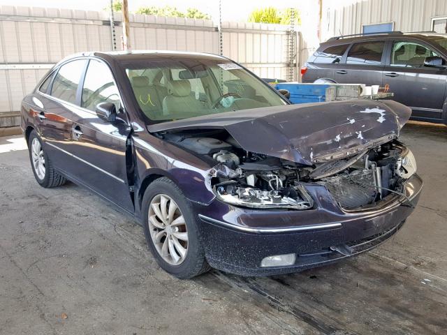 KMHFC46F96A103825 - 2006 HYUNDAI AZERA SE PURPLE photo 1