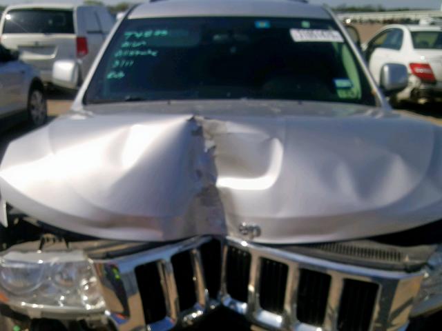 1C4RJEAG1DC576584 - 2013 JEEP GRAND CHER SILVER photo 7