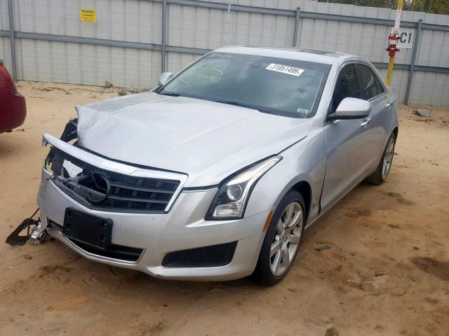 1G6AA5RA9D0119961 - 2013 CADILLAC ATS SILVER photo 2