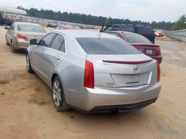 1G6AA5RA9D0119961 - 2013 CADILLAC ATS SILVER photo 3