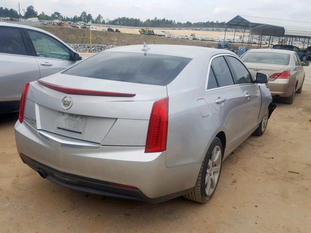 1G6AA5RA9D0119961 - 2013 CADILLAC ATS SILVER photo 4