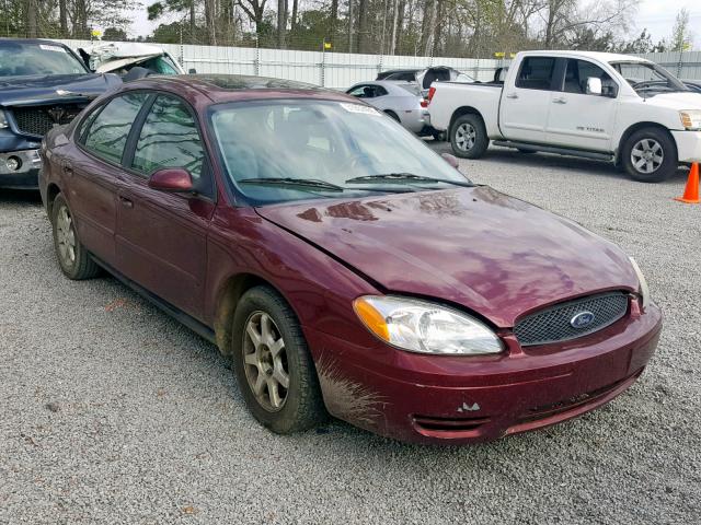 1FAFP56U27A183912 - 2007 FORD TAURUS SEL BURGUNDY photo 1