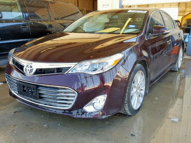 4T1BK1EB4DU028607 - 2013 TOYOTA AVALON BAS PURPLE photo 2