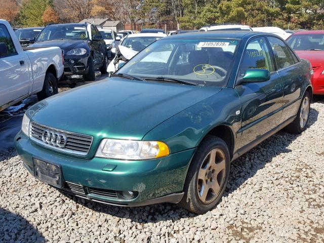 WAUED28D1XA282289 - 1999 AUDI A4 2.8 QUA GREEN photo 2