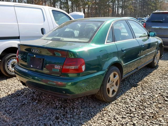 WAUED28D1XA282289 - 1999 AUDI A4 2.8 QUA GREEN photo 4