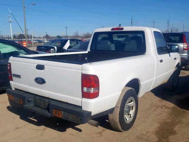 1FTYR10D68PA99251 - 2008 FORD RANGER WHITE photo 4