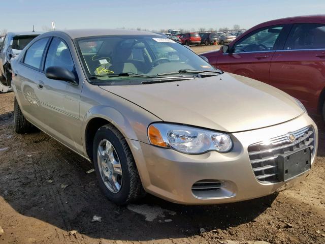 1C3EL46R24N184221 - 2004 CHRYSLER SEBRING LX BEIGE photo 1