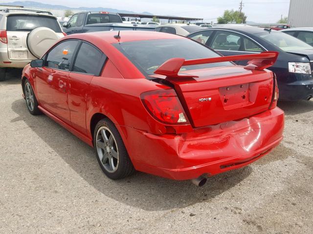 1G8AY11P56Z187667 - 2006 SATURN ION REDLIN RED photo 3