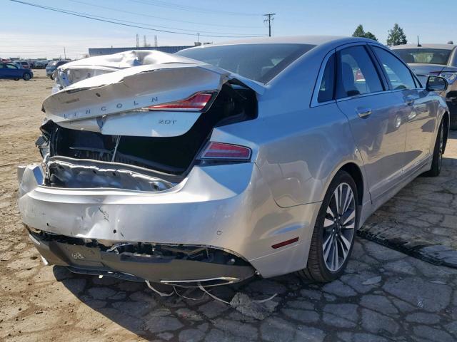 3LN6L5E91HR648668 - 2017 LINCOLN MKZ RESERV SILVER photo 4