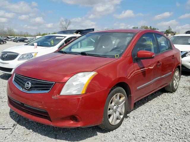 3N1AB6AP1AL633594 - 2010 NISSAN SENTRA 2.0 RED photo 2