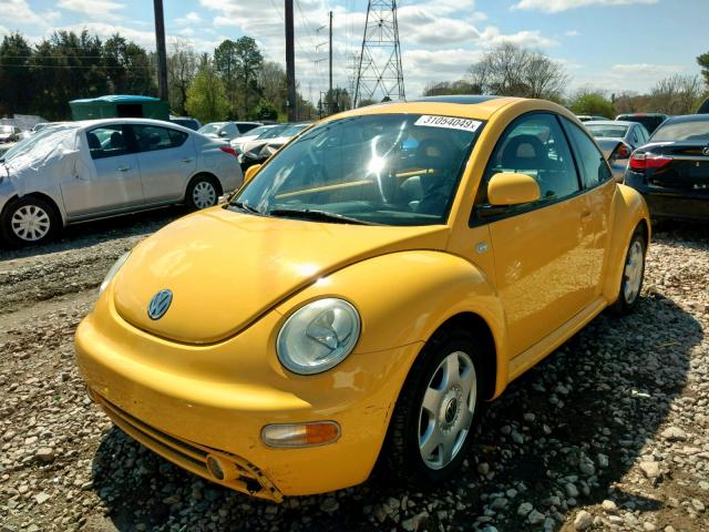 3VWCD21C0YM485431 - 2000 VOLKSWAGEN NEW BEETLE Sarı foto 2