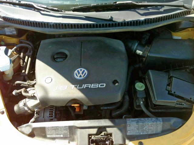 3VWCD21C0YM485431 - 2000 VOLKSWAGEN NEW BEETLE Sarı foto 7