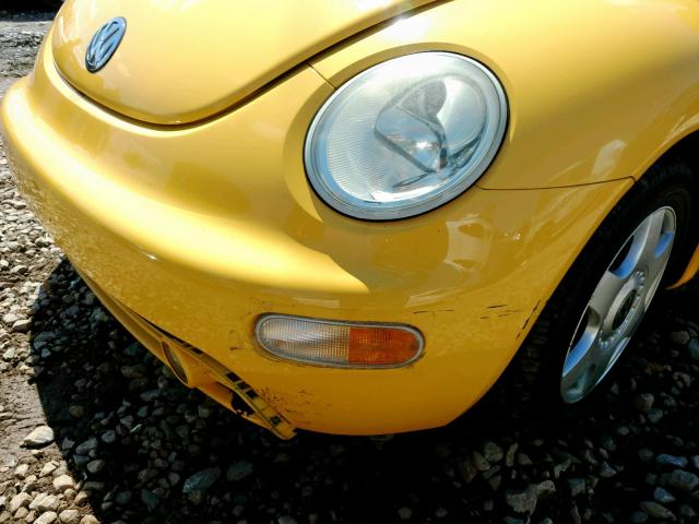 3VWCD21C0YM485431 - 2000 VOLKSWAGEN NEW BEETLE Sarı foto 9