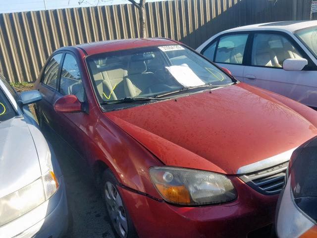 KNAFE222X95595460 - 2009 KIA SPECTRA EX RED photo 1