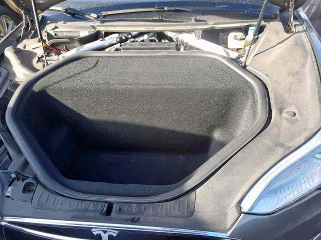 5YJSA1E22FF108345 - 2015 TESLA MODEL S بني صورة 7