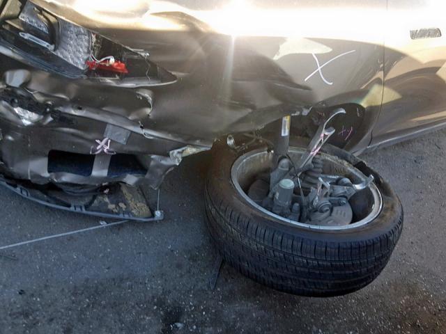 5YJSA1E22FF108345 - 2015 TESLA MODEL S بني صورة 9