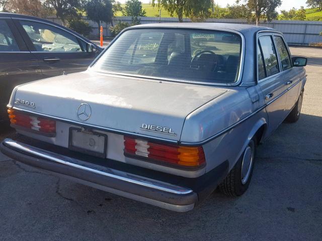 WDBAB23A6CB316301 - 1982 MERCEDES-BENZ 240 D GRAY photo 4