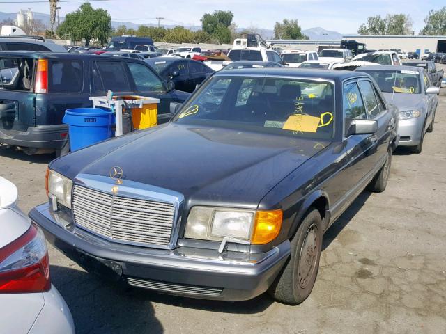 WDBCA24D3LA524579 - 1990 MERCEDES-BENZ 300 SE BLACK photo 2