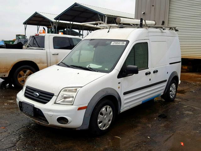 NM0LS7BN8DT141568 - 2013 FORD TRANSIT CO WHITE photo 2