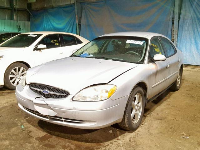 1FAFP55UX2G157551 - 2002 FORD TAURUS SES SILVER photo 2