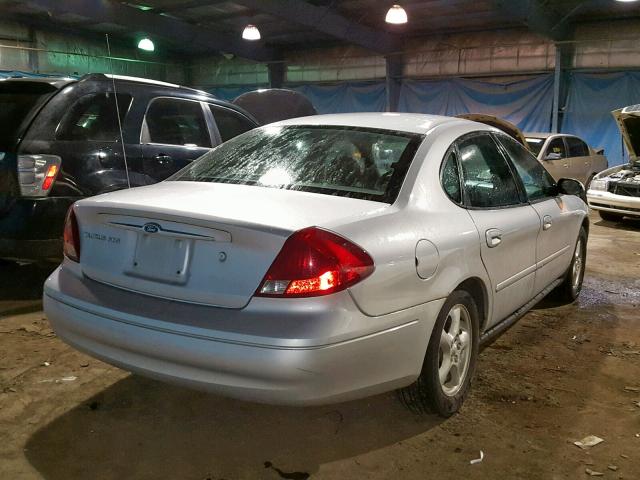 1FAFP55UX2G157551 - 2002 FORD TAURUS SES SILVER photo 4