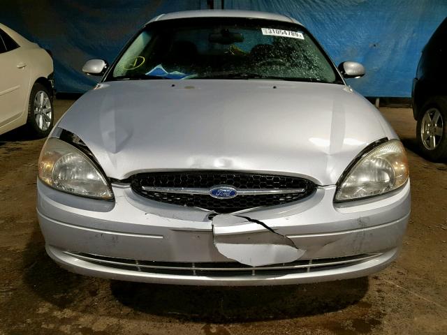 1FAFP55UX2G157551 - 2002 FORD TAURUS SES SILVER photo 9