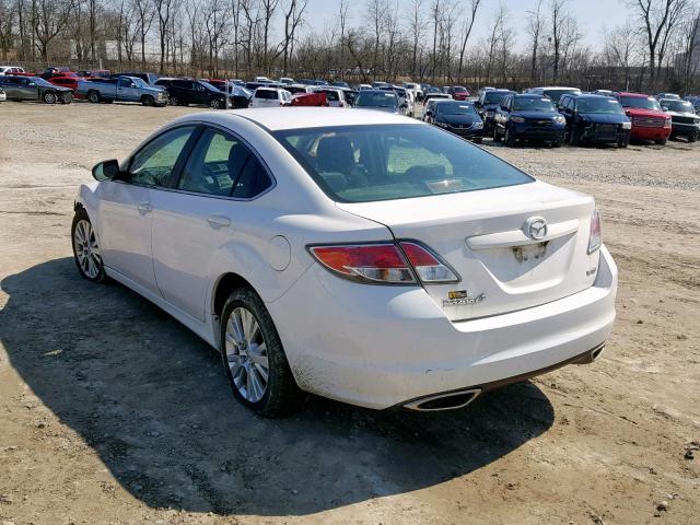 1YVHP81B395M40785 - 2009 MAZDA 6 S WHITE photo 3