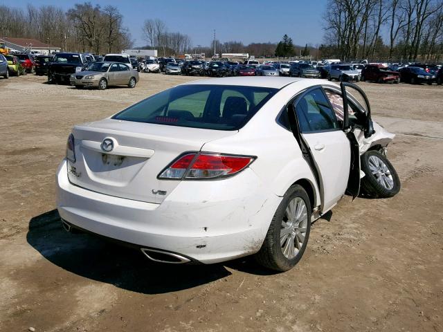 1YVHP81B395M40785 - 2009 MAZDA 6 S WHITE photo 4