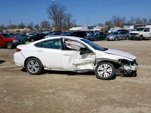 1YVHP81B395M40785 - 2009 MAZDA 6 S WHITE photo 9