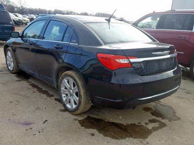 1C3CCBBG6CN263762 - 2012 CHRYSLER 200 TOURIN BLACK photo 3