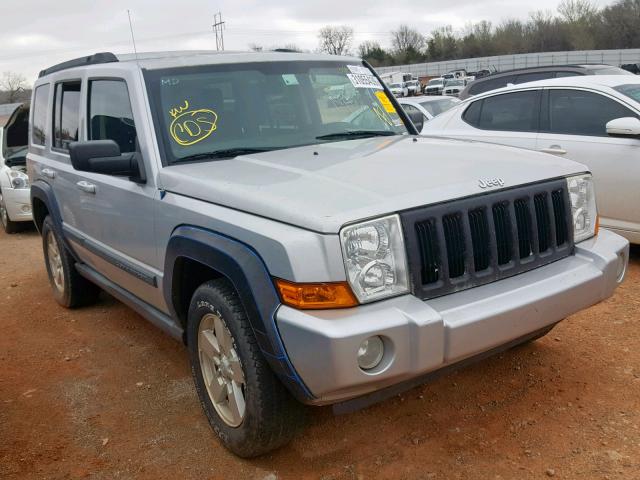 1J8HG48K28C151260 - 2008 JEEP COMMANDER SILVER photo 1