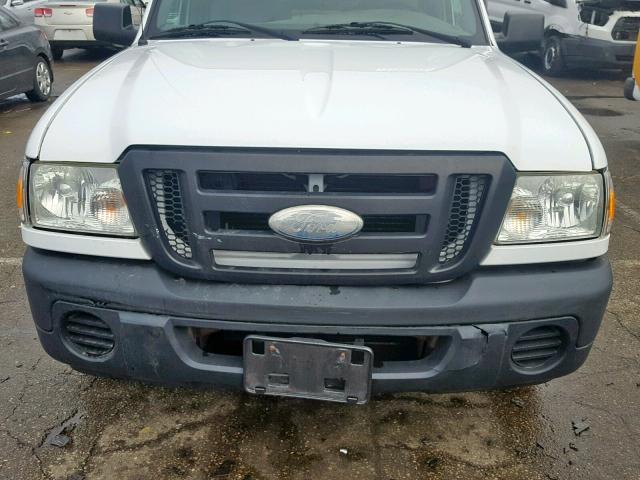 1FTYR10D49PA35114 - 2009 FORD RANGER WHITE photo 9