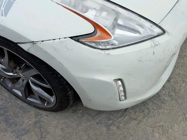 JN1AZ4FH6DM790713 - 2013 NISSAN 370Z BASE WHITE photo 9