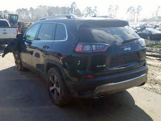 1C4PJMDN5KD179799 - 2019 JEEP CHEROKEE L BLACK photo 3