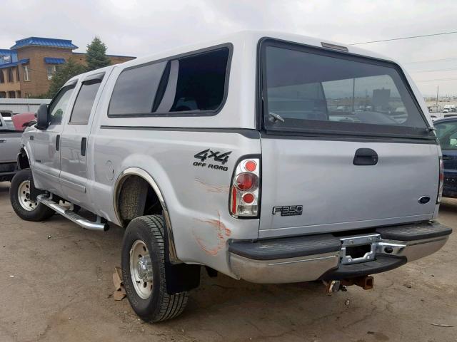 1FTSW31F41EB06189 - 2001 FORD F350 SRW S SILVER photo 3