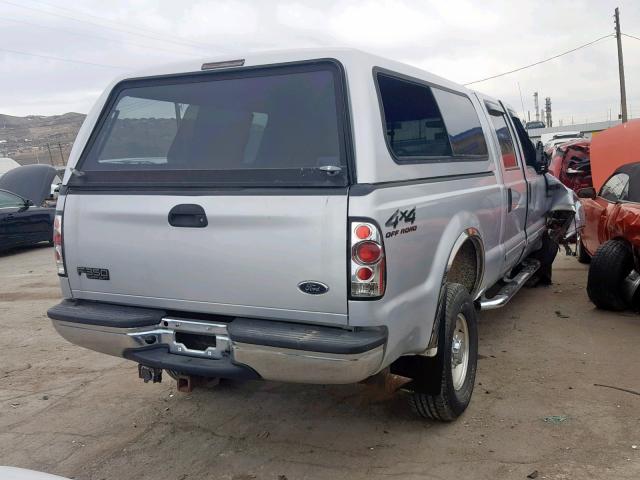 1FTSW31F41EB06189 - 2001 FORD F350 SRW S SILVER photo 4