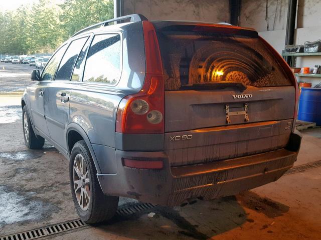 YV1CZ911751160614 - 2005 VOLVO XC90 T6 GRAY photo 3