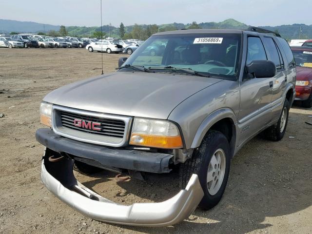 1GKDT13W1Y2251001 - 2000 GMC JIMMY / EN SILVER photo 2