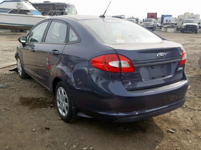 3FADP4AJ3DM150057 - 2013 FORD FIESTA S GRAY photo 3